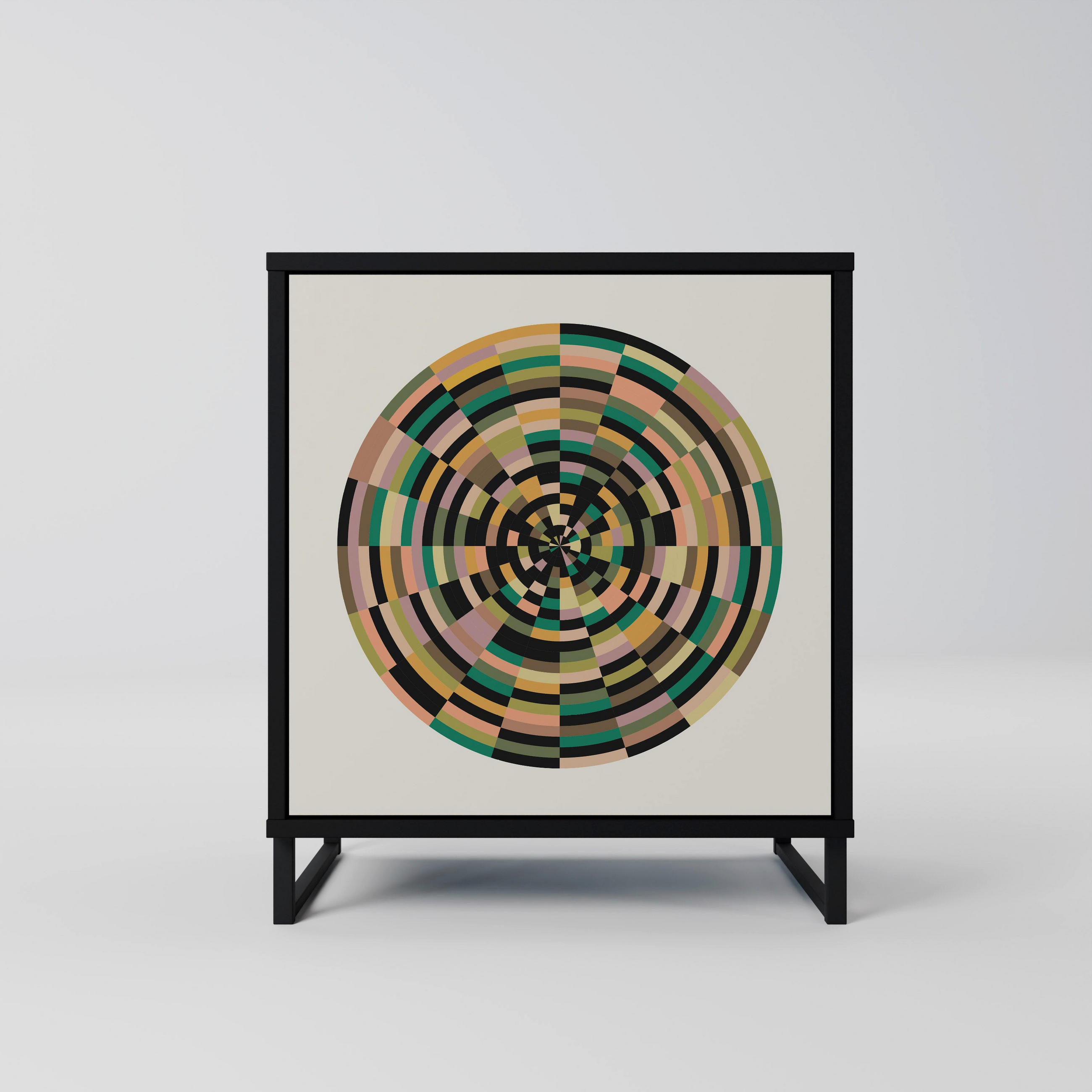 SpaceRebels Sideboard Schwarz 57.5x67.5x42 cm