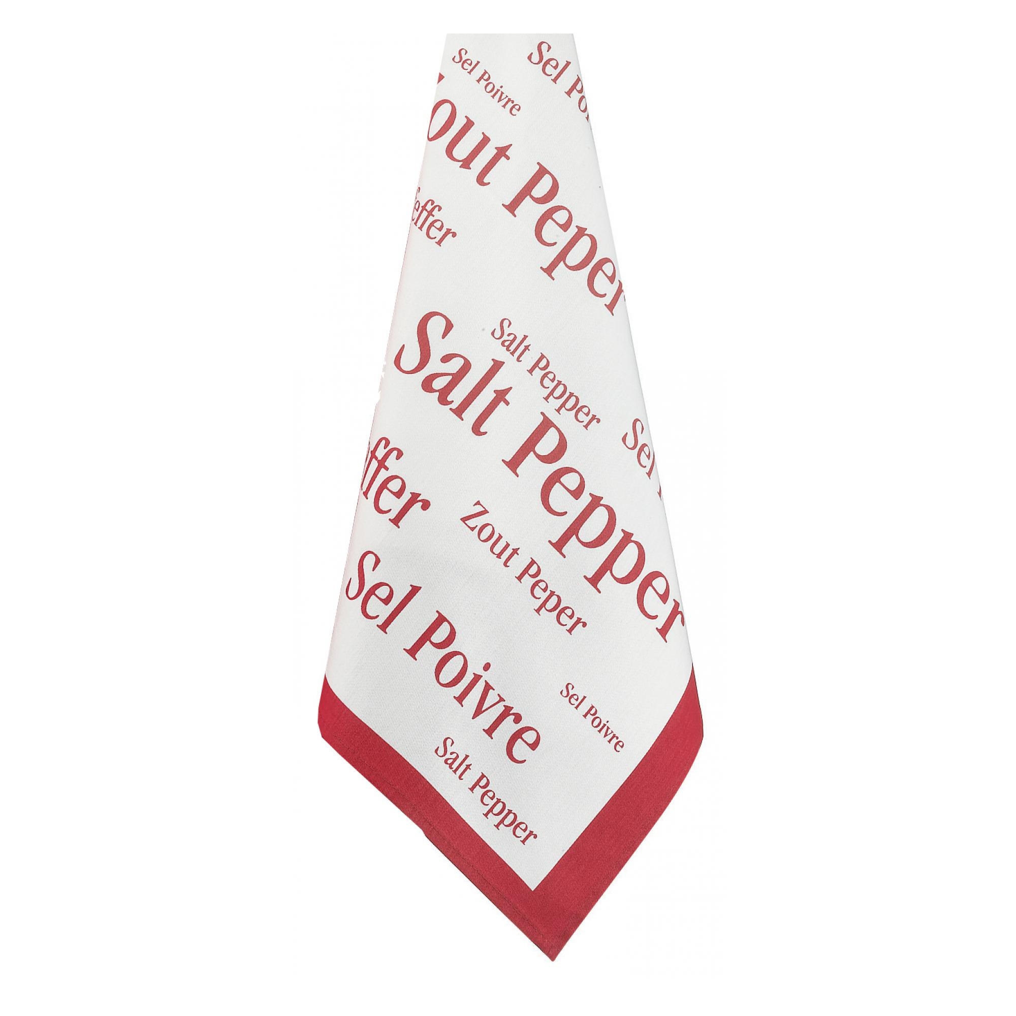 GESCHIRRTUCH Sel & Poivre rot 50 x 70 cm - Rot, Textil (70/50cm) - Winkler