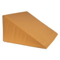 KEILKISSENHÜLLE Wunschton safran-gelb 62/49/30 cm - Gelb, Textil (49/62cm) - beties Heimtextil