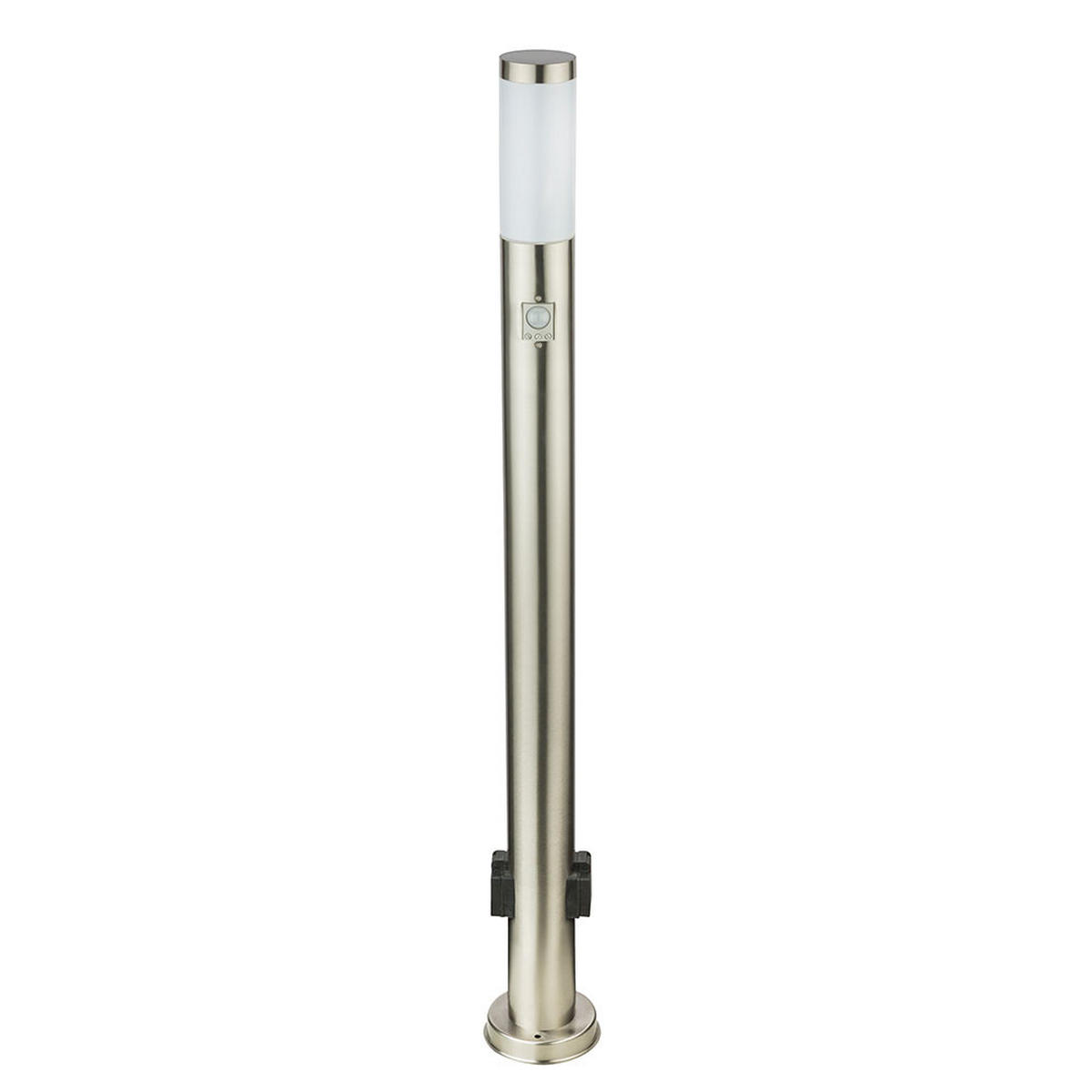 LED STEHLEUCHTE Edelstahl Silber - Silberfarben, Metall (7.6/7.6/110cm) - Globo Lighting