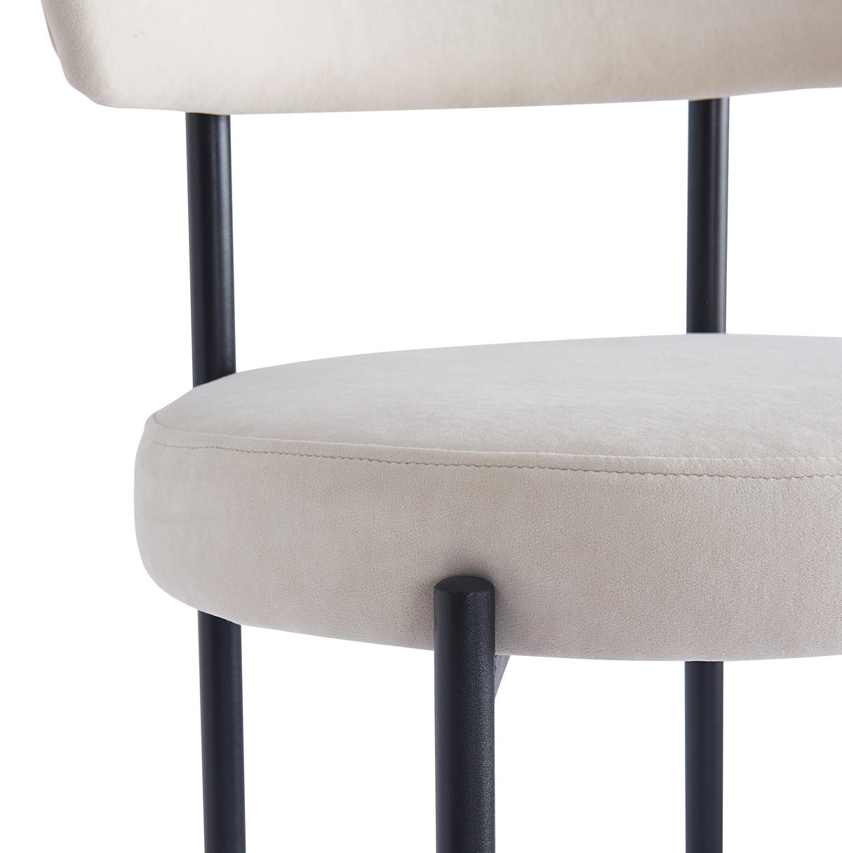 BARHOCKER 2er-Set Metall Beige - Beige, Metall (47/103/47cm) - Nordlys