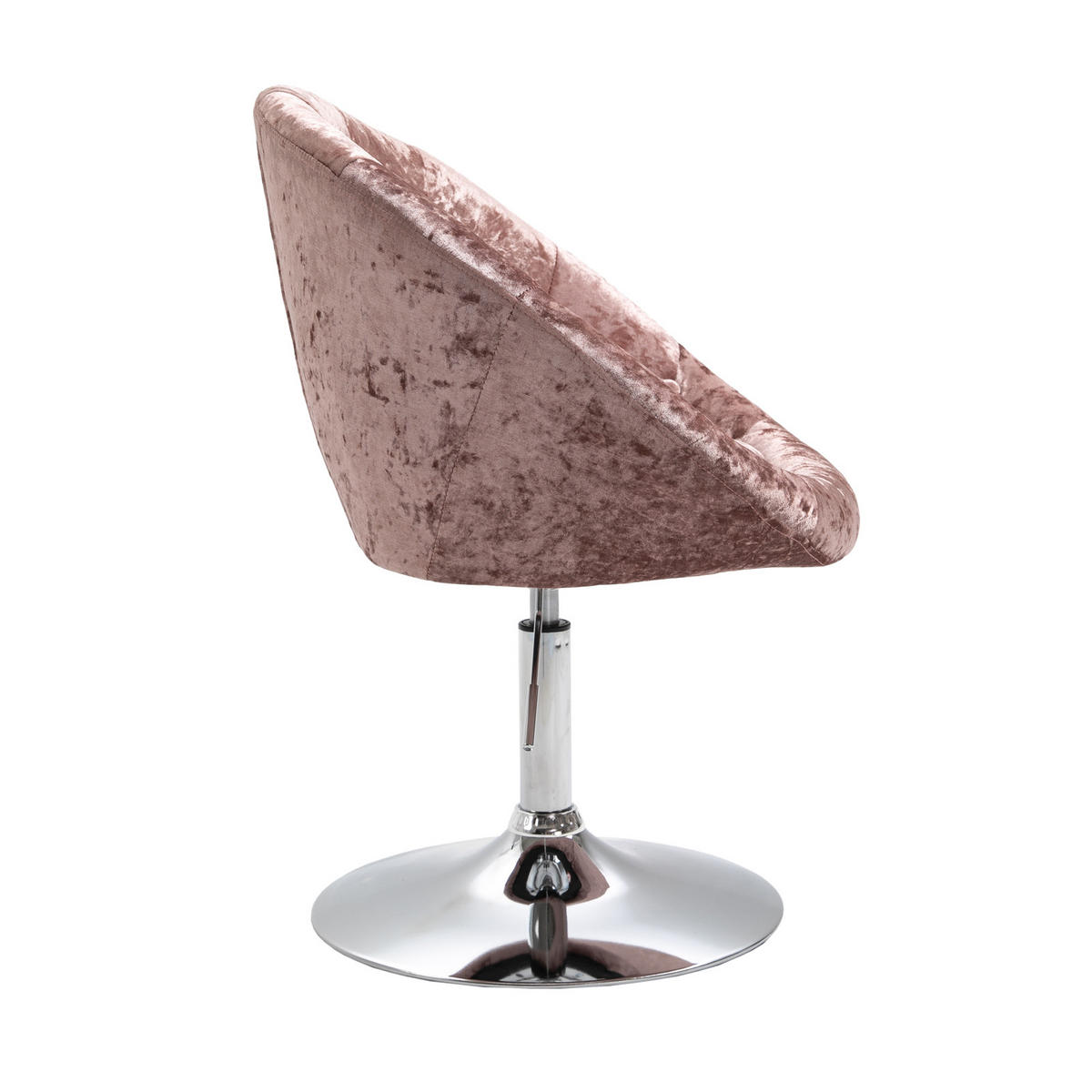 COCKTAILSESSEL HAVANNA Samt Champagner - Silberfarben/Goldfarben, Textil (62/88/58cm) - SVITA