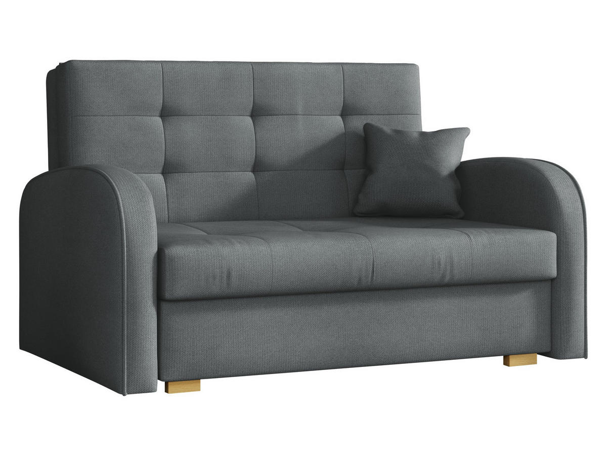 SCHLAFSOFA Viva Gold II - Braun/Grau, Holz/Textil (133/85/98cm) - MIRJAN24