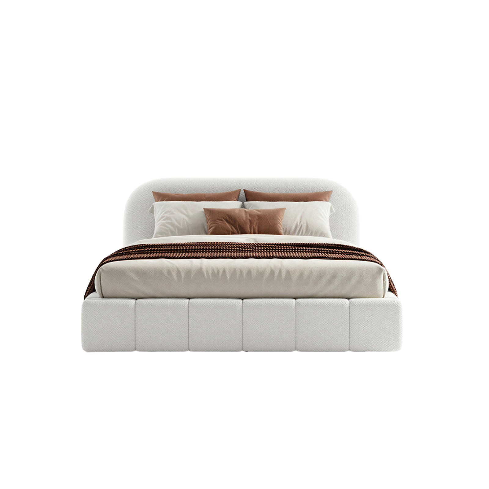 POLSTERBETT Yazoo 140x200 cm, Weiß - Weiß, Textil (140/200cm) - Fedve