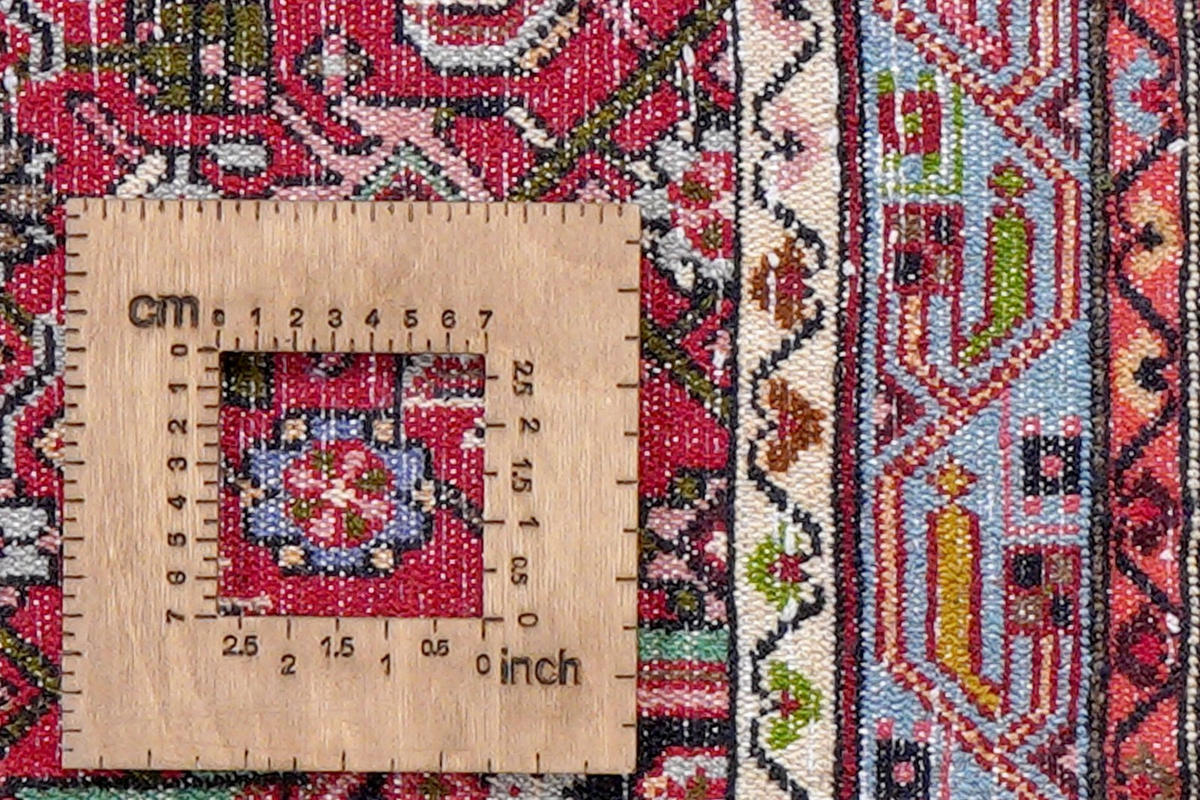 LÄUFER Orient handgeknüpft Assadabad Rot 195/83 cm Schurwolle - Rot, Textil (83/195cm) - Looma