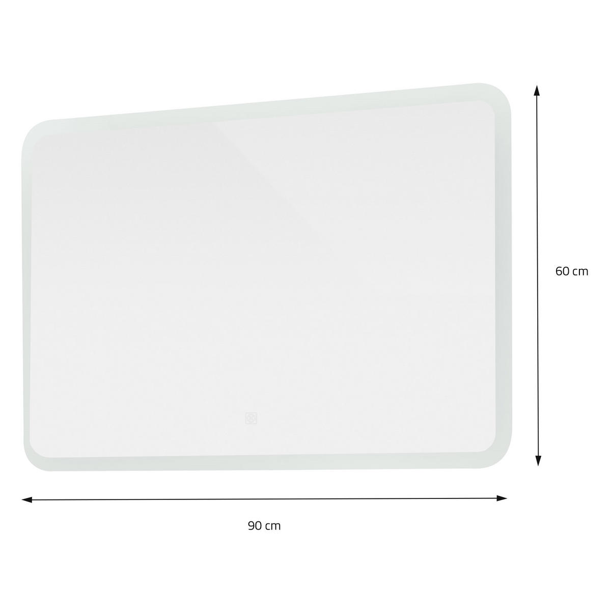 SPIEGEL - Weiß, Glas (2/60/90cm) - ML-DESIGN