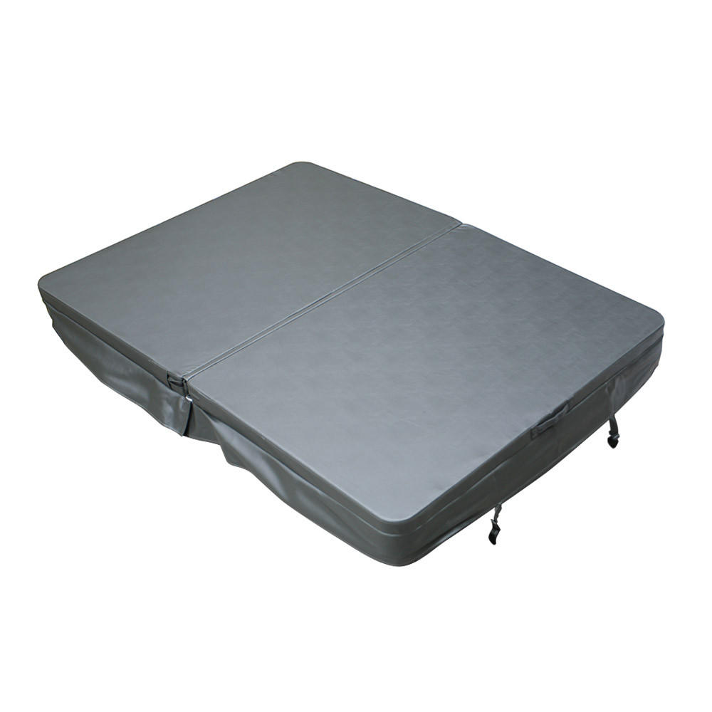 WHIRLPOOL SUNSET - Anthrazit, Leder (18/111/157cm) - Home Deluxe