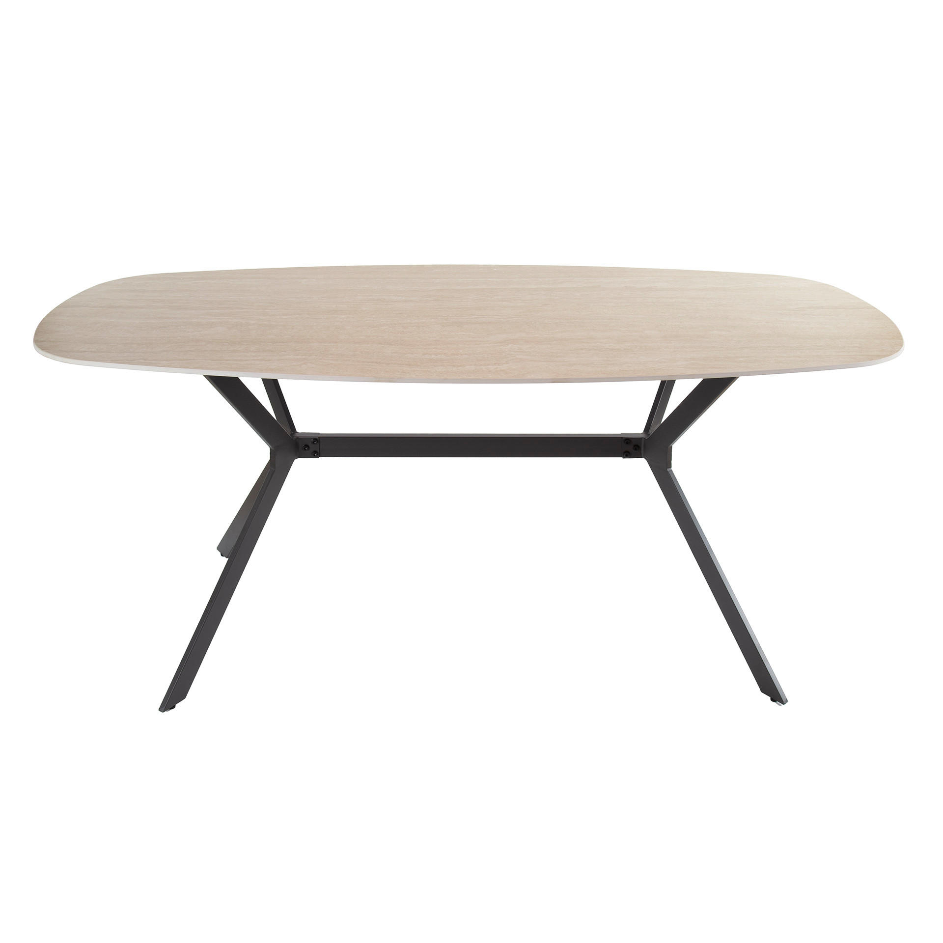 Hoyz Collection ESSTISCH Beige 180cm × 90cm × 76cm