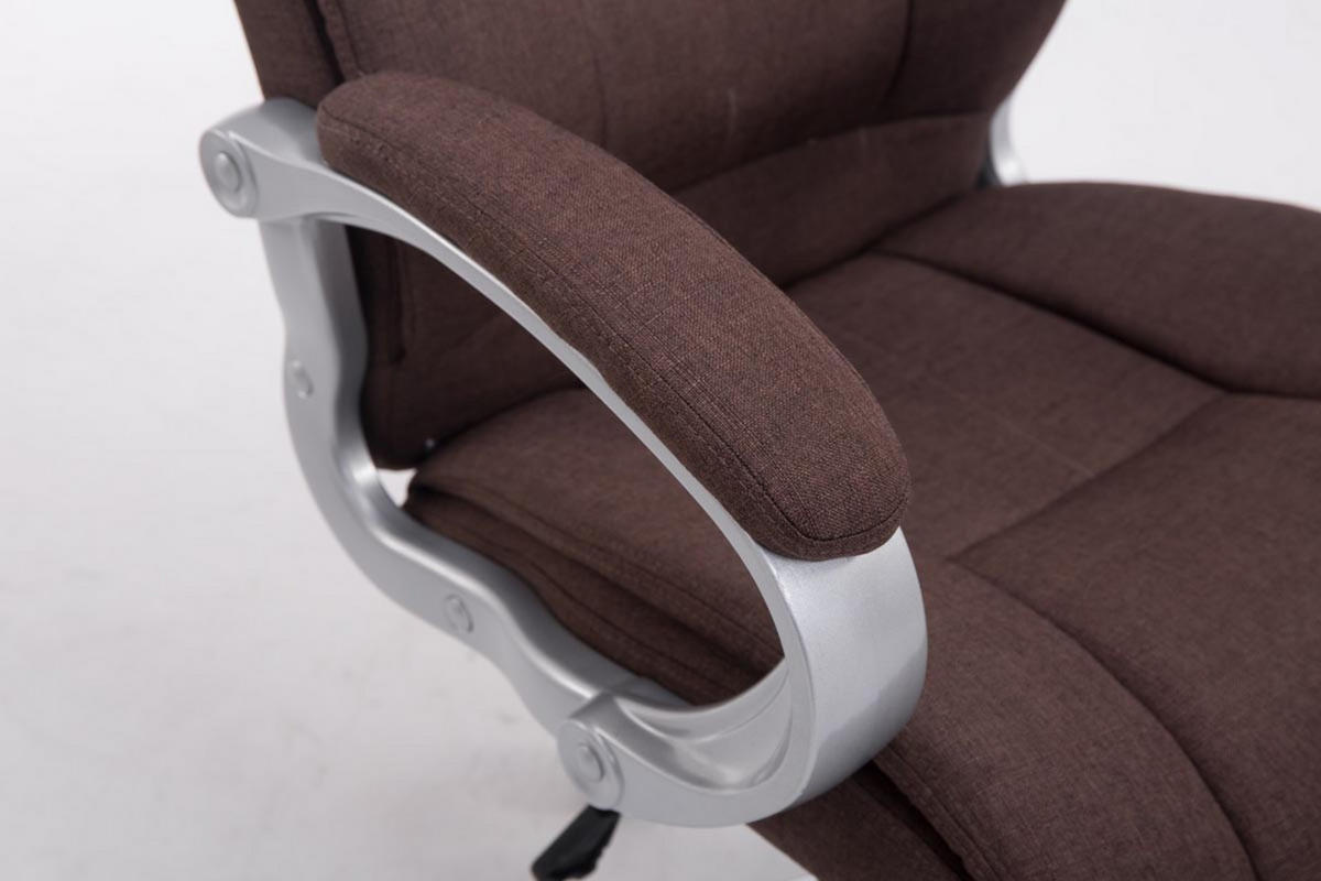 BÜROSTUHL Apodo, Stoff Braun - Braun, Textil/Metall (66/122/70cm) - TPFLiving
