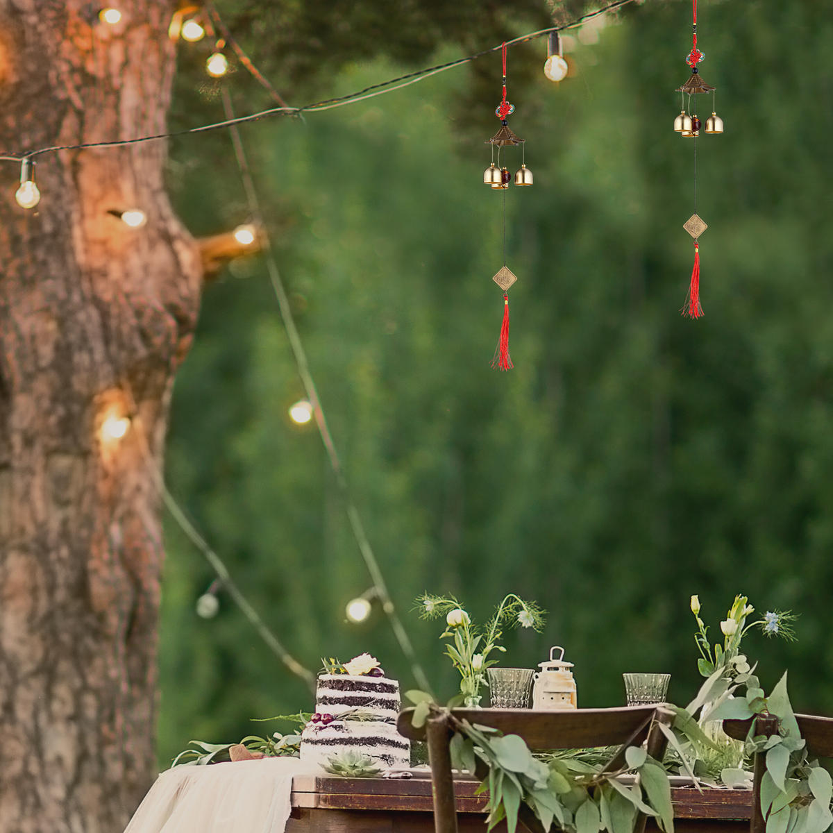 2XWINDSPIEL - Goldfarben, Kunststoff/Metall (6.5/6.5/49cm) - Relaxdays