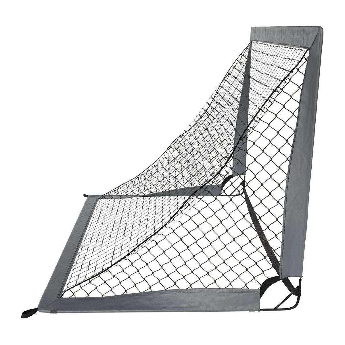 FUSSBALLTOR Goal Master Pop-up inkl Zubehör grau (2er-Set) - Grau, Kunststoff (120/90cm) - Artsport