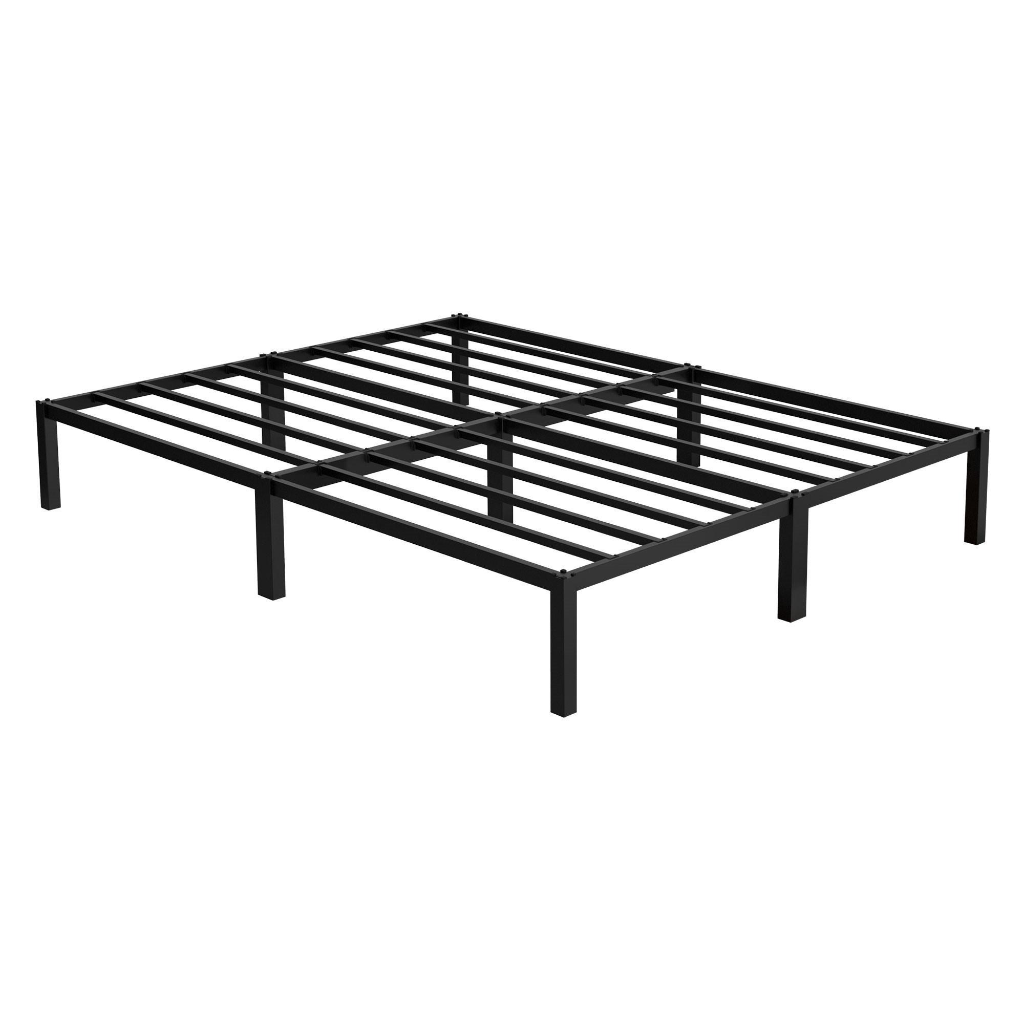 METALLBETT 200/160 cm - Schwarz, Metall (160/200cm) - ML-DESIGN