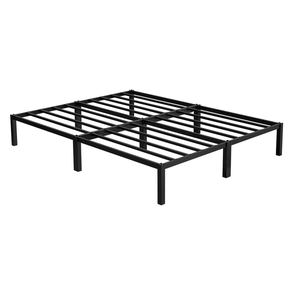 METALLBETT 200/160 cm - Schwarz, Metall (160/200cm) - ML-DESIGN