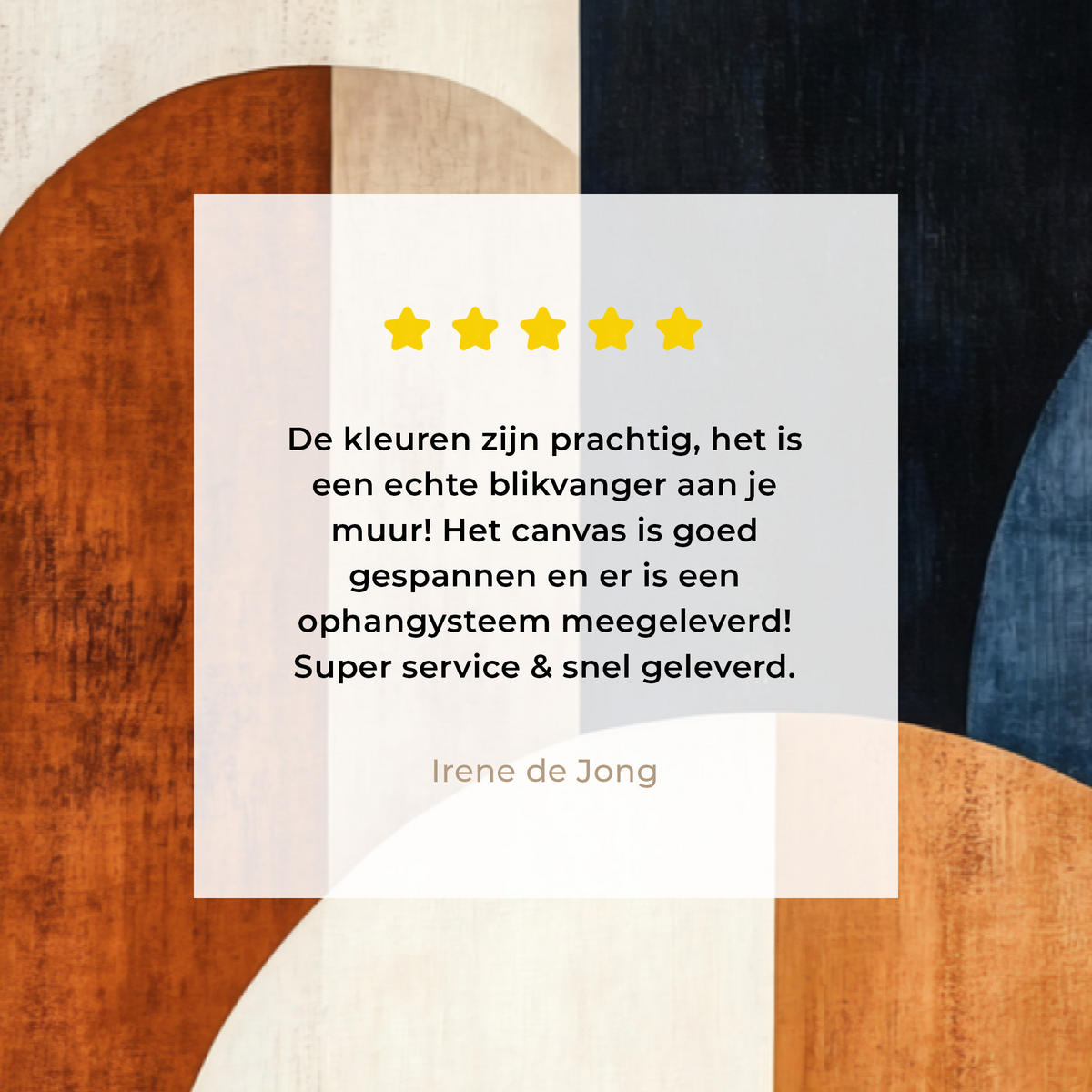 LEINWANDBILD Abstrakt - Formen - Dunkelblau Wohnzimmer 120x80 cm - Cognac, Textil (120/80cm) - MuchoWow