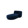 CHAISELONGUE rechts Miley aus Samt königsblau - Blau, Textil (90/70/156cm) - Micadoni