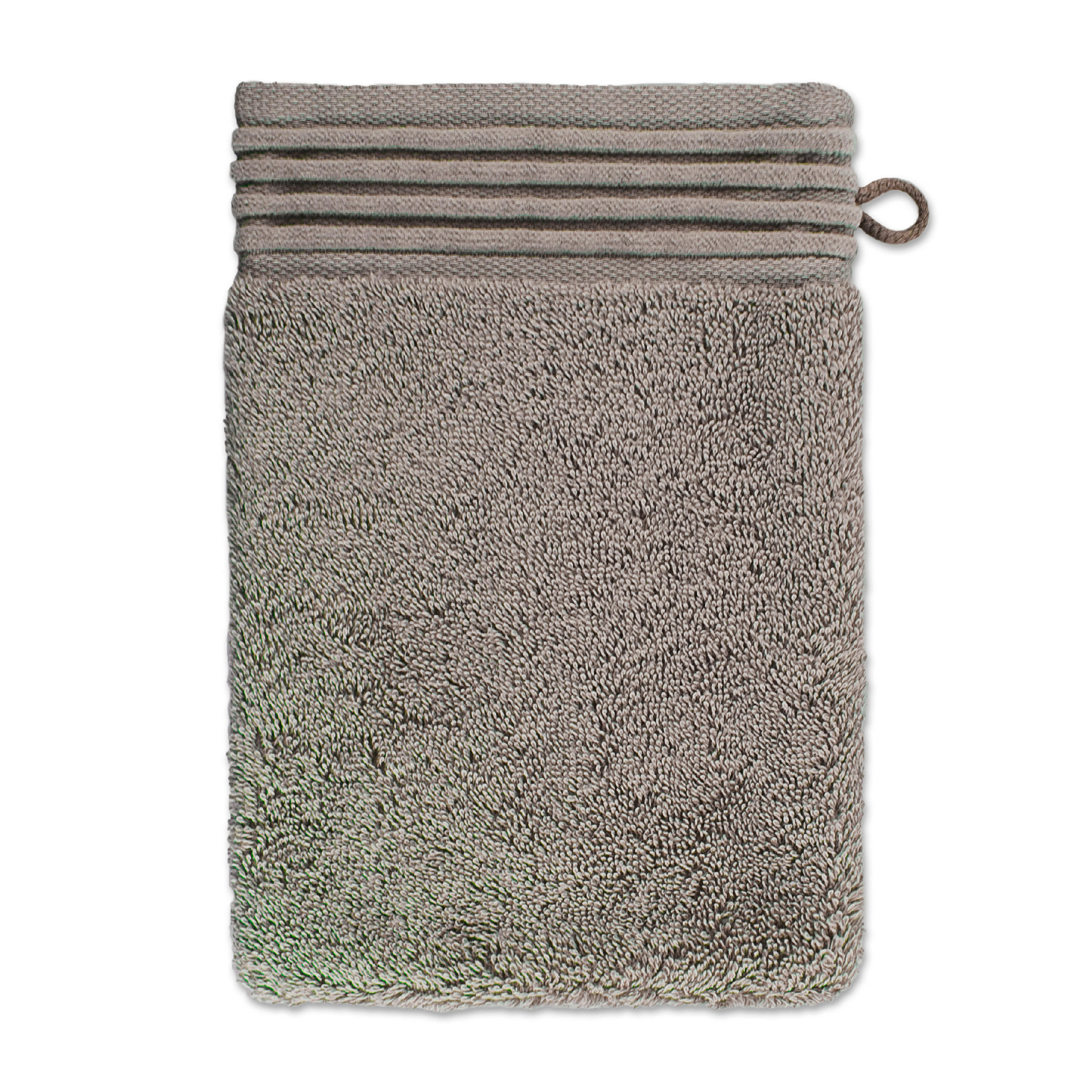 Möve Waschhandschuh Grau 20x15 cm