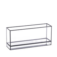 KERZENSTÄNDER Epochios - Schwarz, Glas (36.5/16.5/9.5cm) - home&you