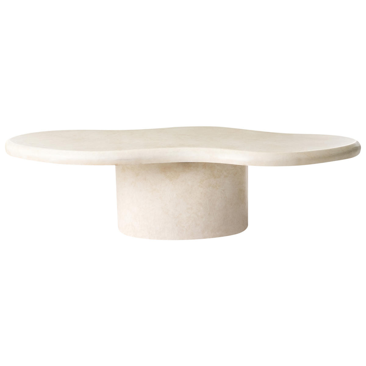 COUCHTISCH Beige Conza - Beige, Naturmaterialien (57/120/34cm) - Beliani