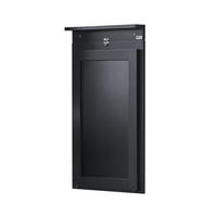 ESSTISCH Schwarz - Schwarz, Holzwerkstoff (50/76/75cm) - SoBuy