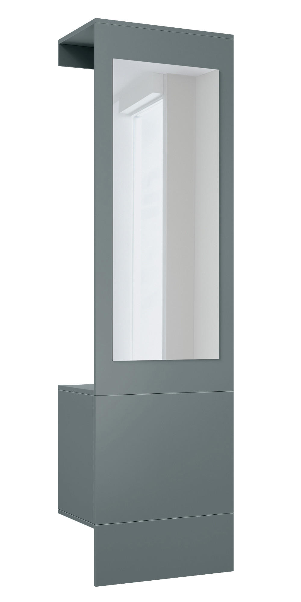 GARDEROBE Carlton Fjord - Dunkelgrün, Holzwerkstoff (52/193/35cm) - Vladon
