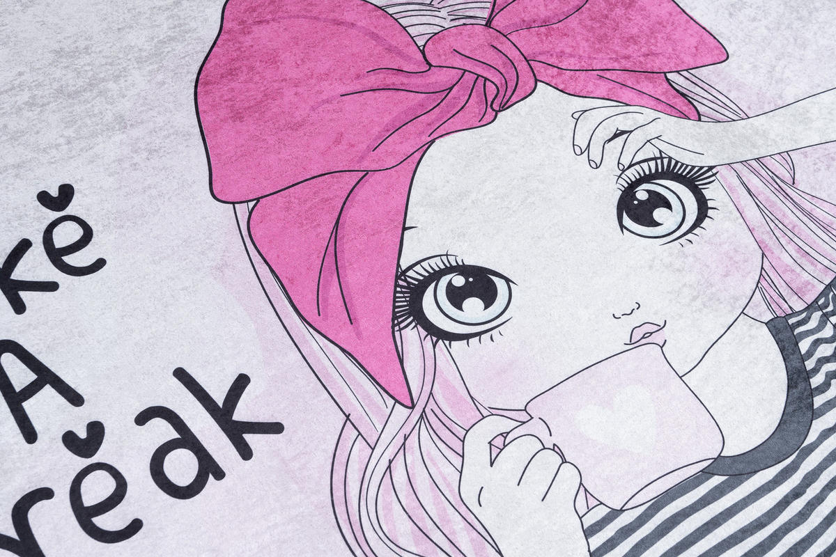 TEPPICH EMMA Grau 120/170 cm - Grau, Kunststoff (120/170cm) - Tapiso