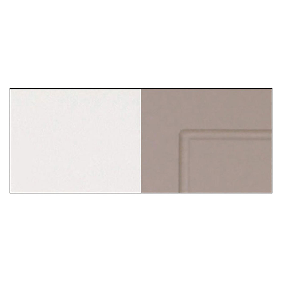 KÜCHENHÄNGESCHRANK Kvantum W8BS/80 Beige Matt / Weiß Matt 80 / 32,5 / 72cm - Beige/Weiß, Holz/Holzwerkstoff (80/72/32.5cm) - Feldmann-Wohnen