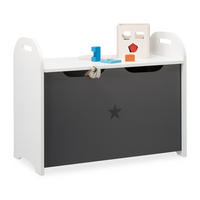 SPIELZEUGTRUHE - Multicolor, Holzwerkstoff (60/47/30cm) - Relaxdays