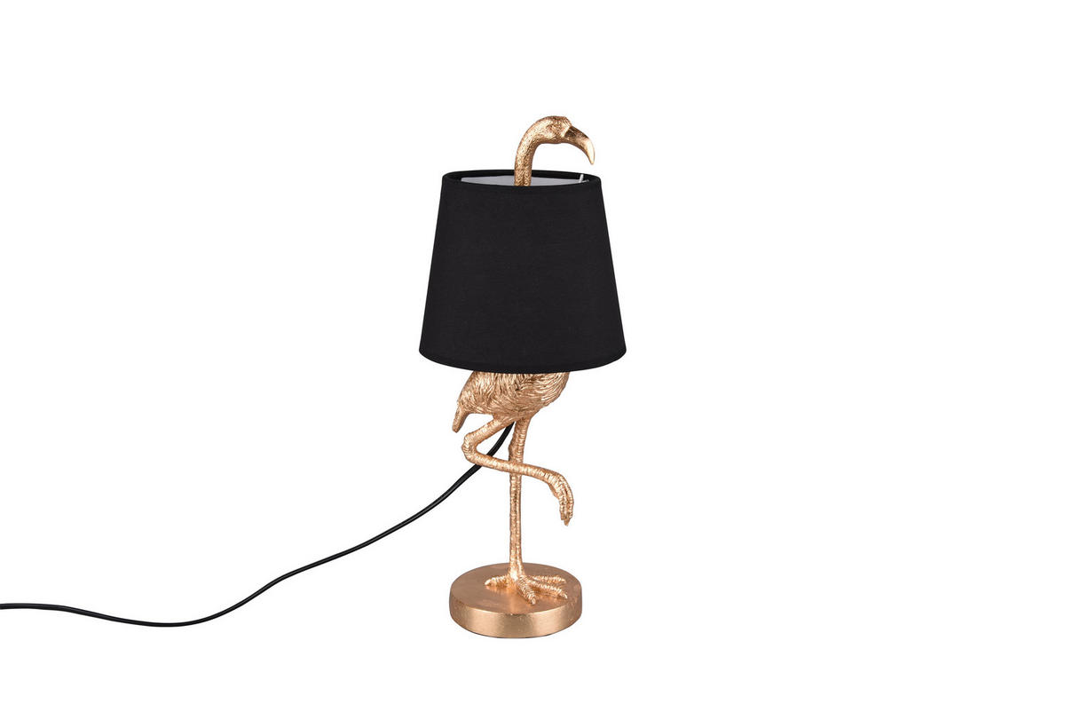 TISCHLAMPE LOLA - Gold - 17/17/42 cm - Goldfarben, Kunststoff (17/17/42cm) - Trio Leuchten