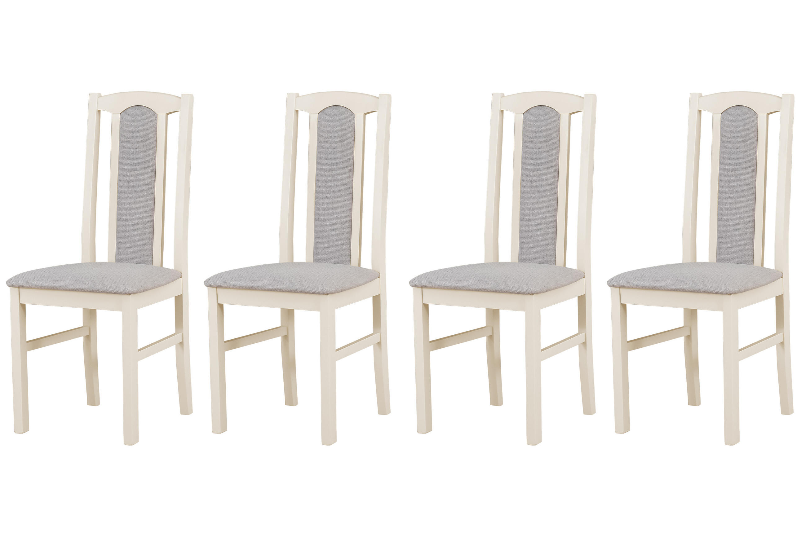 Leaf Design Esszimmerstuhl Beige, Blaugrau 43x95x40 cm
