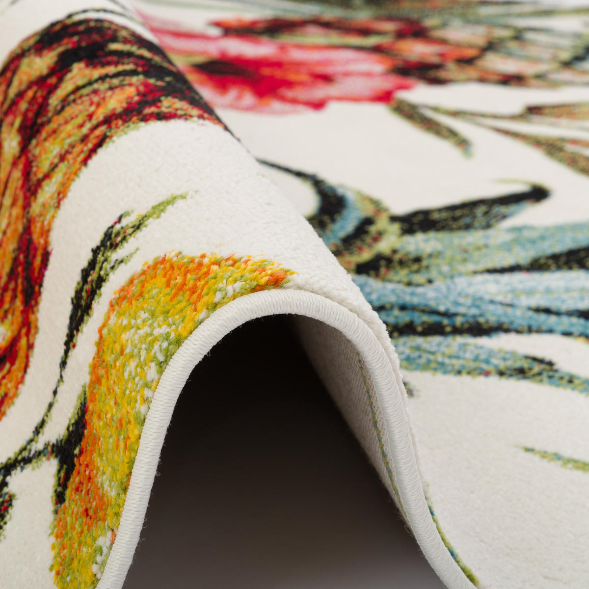 DESIGNER TEPPICH FARO TROPICAL - Multicolor, Textil (80/160cm) - Pergamon