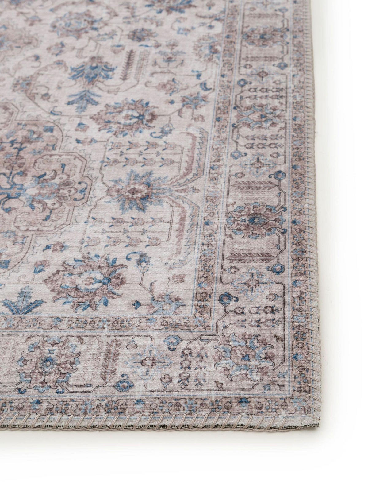LÄUFER Laury Beige 80x240 cm - Beige, Kunststoff/Textil (80/1cm) - KUNSTLOFT