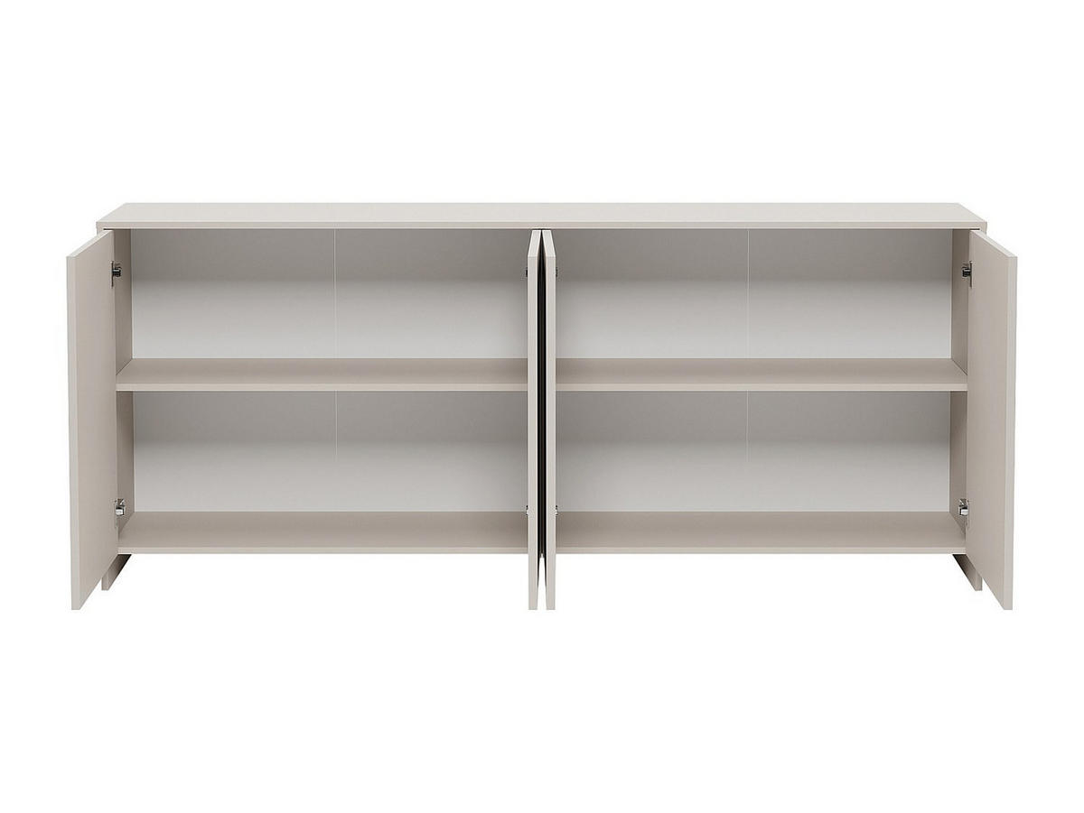 SIDEBOARD - 198 cm x 40 cm - holz - beige Nalyra - Beige, Holz (198/85/40cm) - Vente-Unique