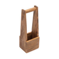 FLASCHENHALTER Porte Mahagoni Massivholz naturfarben - Naturfarben, Holz (14/40/12cm) - CREEDWOOD