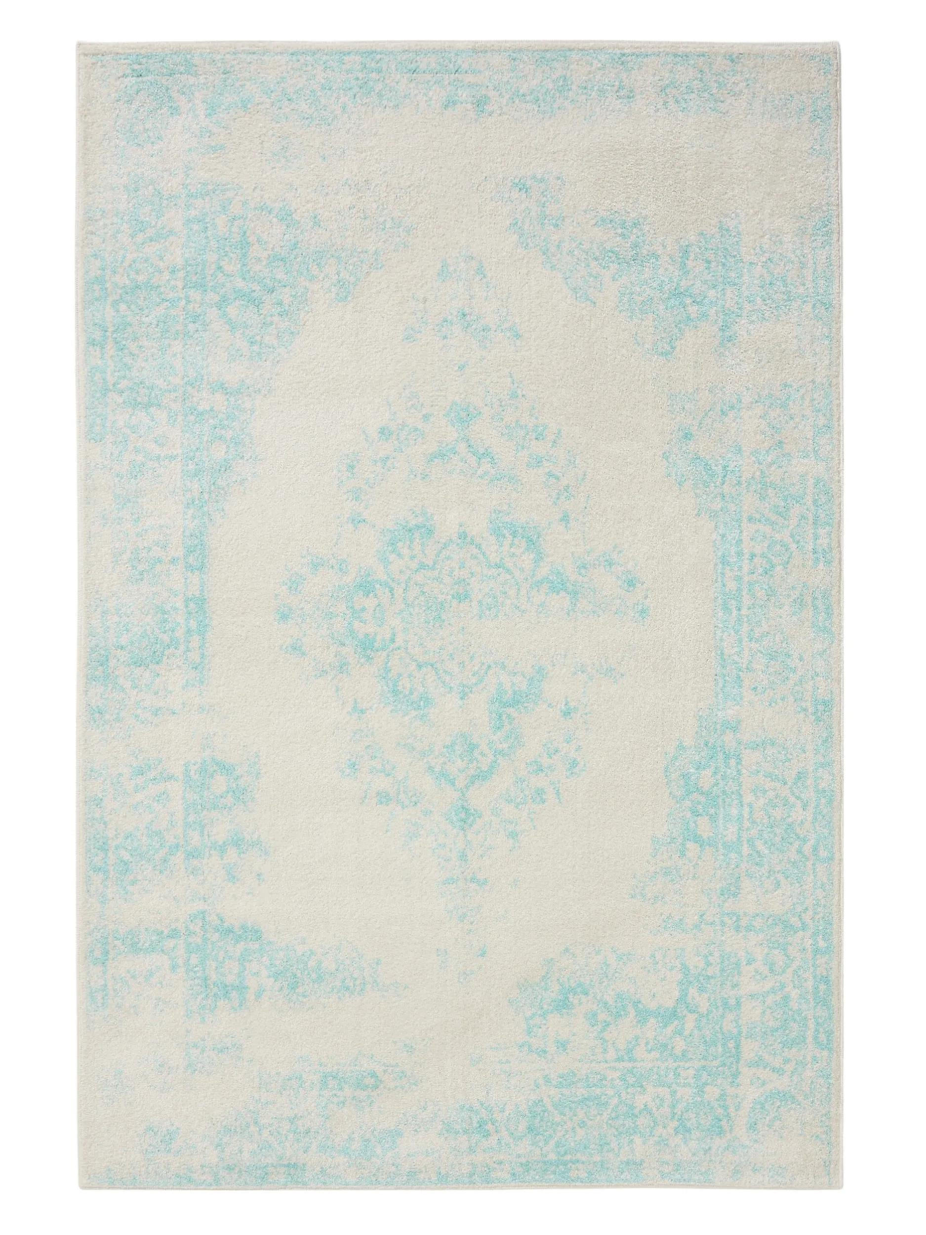 PREPROGA Sia krem/turkizna 140x200 cm - turkizna/krem, umetna masa (140/200cm) - benuta