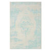 VINTAGE-TEPPICH Sia 140/200 cm - Türkis/Creme, Kunststoff (140/200cm) - benuta