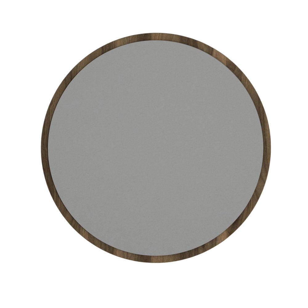 SPIEGEL Glob Walnuss - Walnussfarben, Holzwerkstoff (59/59/2cm) - moebel17