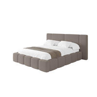 POLSTERBETT mit Bettkasten und Lattenrost, Bett mit Matratze H3/H4 - NILO 140x200 Braun - Braun, Holzwerkstoff/Textil (140/200cm) - ALTDECOR