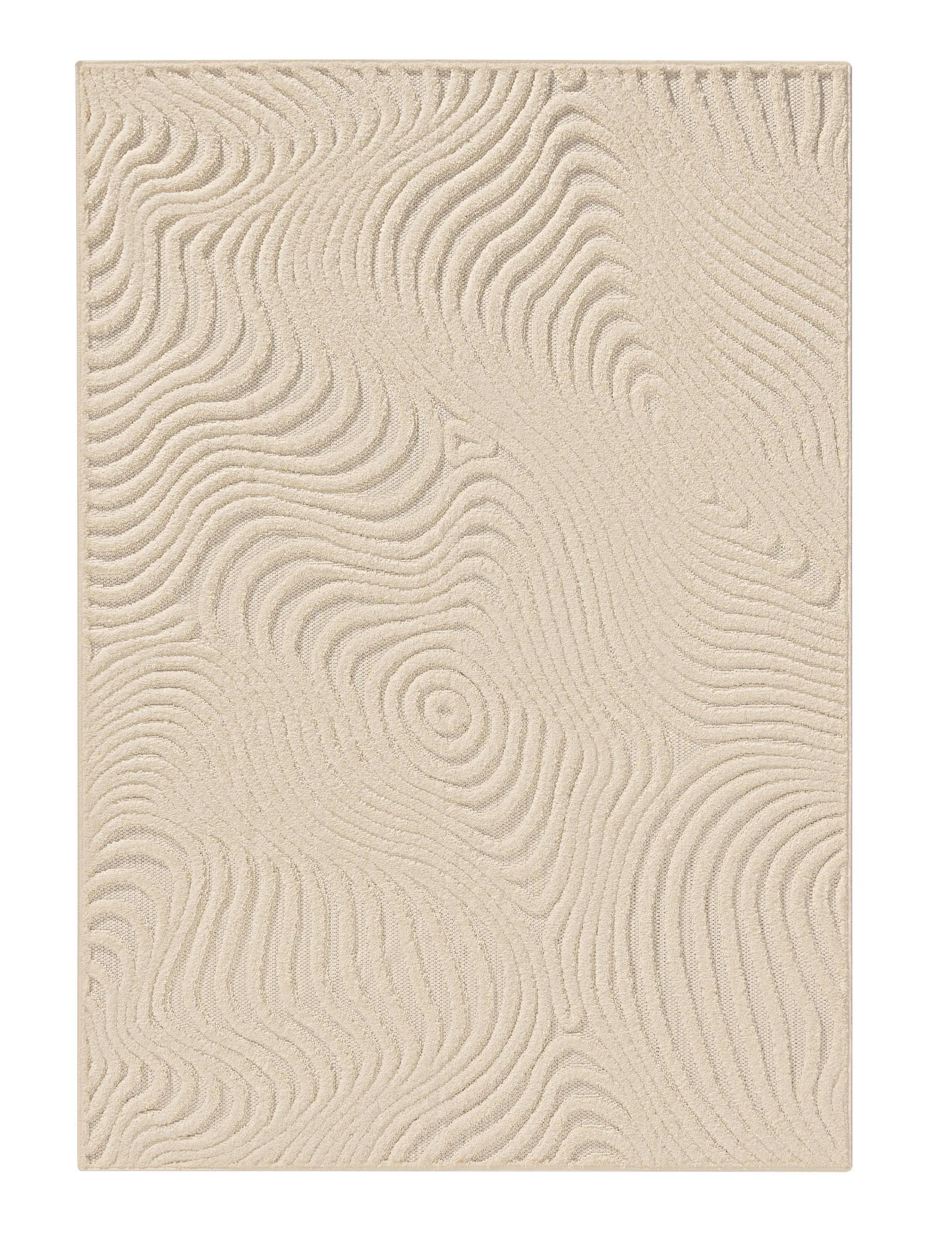 TEPPICH Leo Cream 300x400 cm - Creme, Kunststoff (300/400cm) - benuta