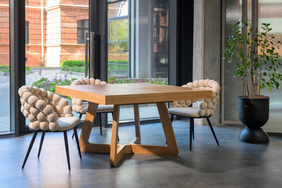 ESSTISCH PIAZZA Ausziehbar 130 - 230 / 130 x 76 cm - Eichefarben, Holz (130/130/76cm) - MASSENO