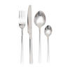 BESTECKSET Lugano Silber 24-tlg. - Silberfarben, Metall - Homla