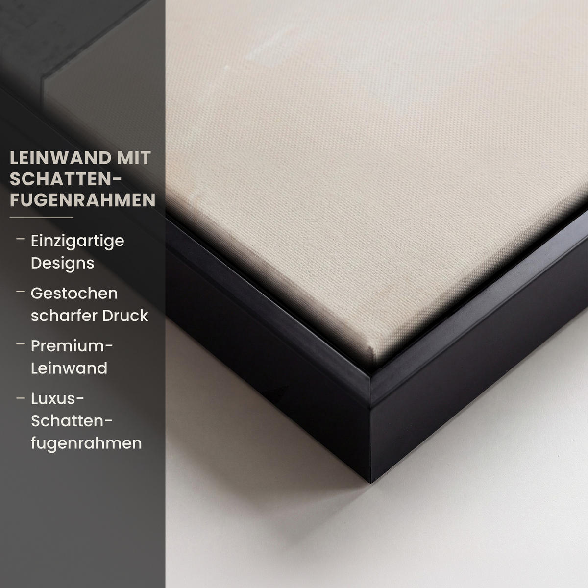 LEINWAND Bilder mit Rahmen - Abstrakt - Gold - Silber - Formen - Ästhetisch - Modern - 120x80 - Goldfarben, Textil (120/80cm) - MuchoWow