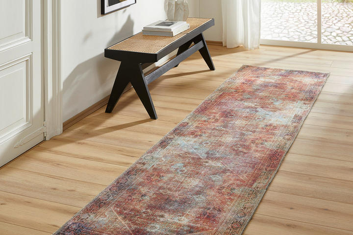 Teppichläufer Rot-Orange