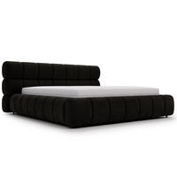 POLSTERBETT Mellow 140x200 Schwarz - Schwarz, Textil (140/200cm) - Graingold