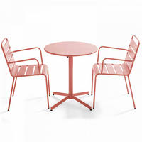 GARTENSET 3-tlg., Lehm - Pink, Metall - Oviala