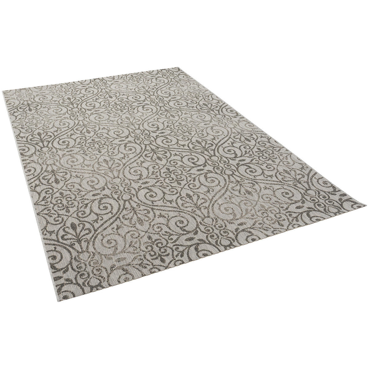 MODERN FLACHGEWEBE RUGGY BAROCK VINTAGE - Grau, Textil (140/200cm) - Pergamon