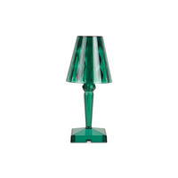 TISCHLAMPE Gem 10/10/25 cm - Grün, Kunststoff (10/10/25cm) - Leitmotiv