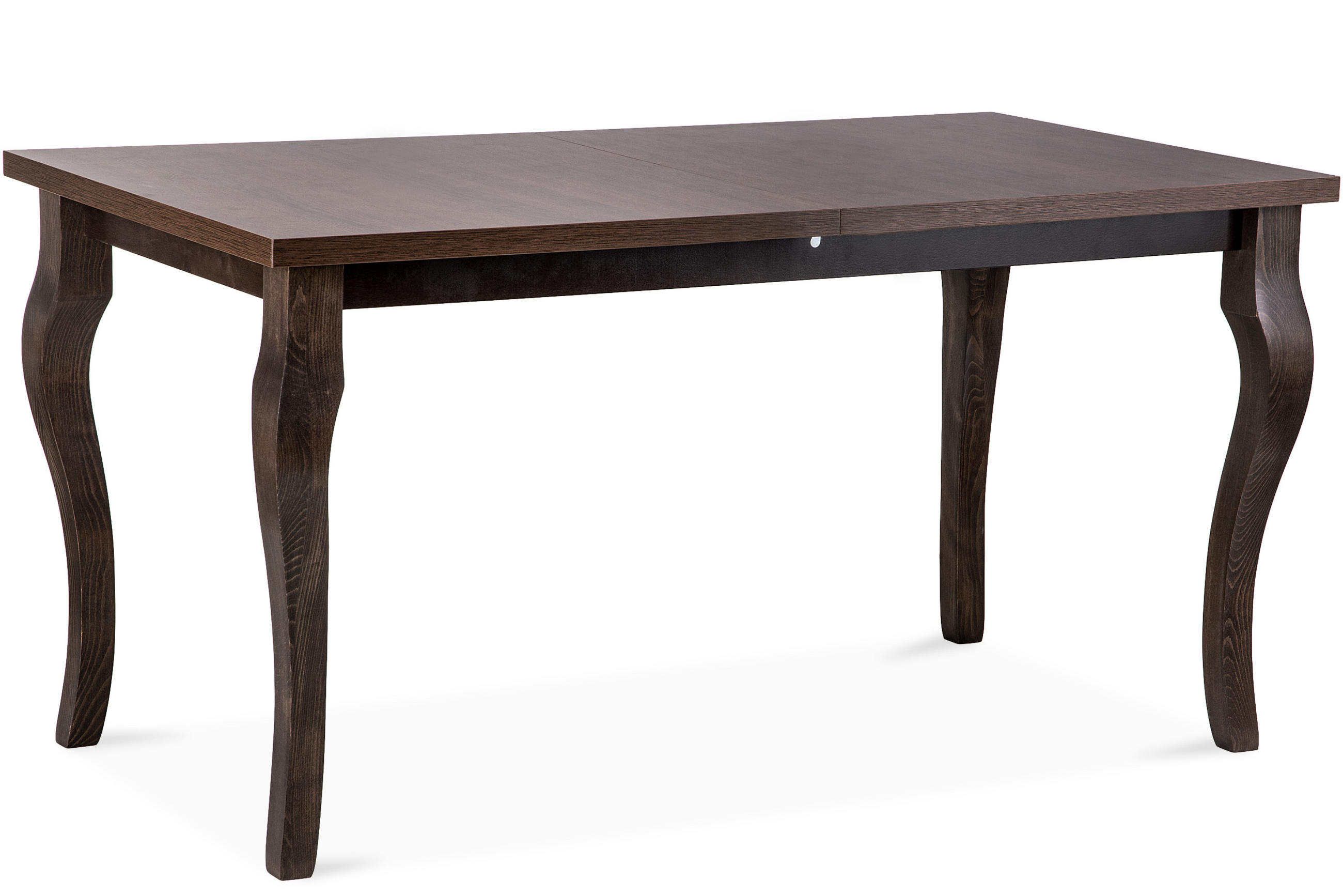 ESSTISCH CABIO ausziehbar bis 190cm, Walnuss dunkel - Walnussfarben, Holz (150/77/80cm) - KONSIMO®