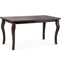 ESSTISCH CABIO ausziehbar bis 190cm, Walnuss dunkel - Walnussfarben, Holz (150/77/80cm) - KONSIMO®