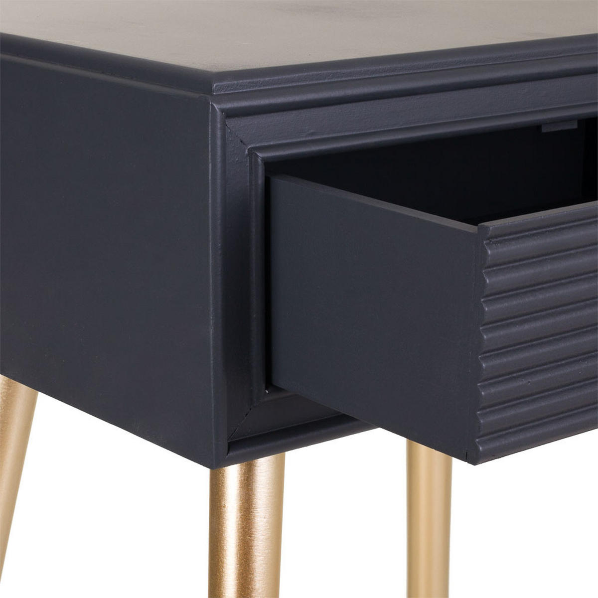 NACHTTISCH aus Holz, grau, 47x39x67cm - Grau, Holzwerkstoff (47/67/39cm) - Wanderlust