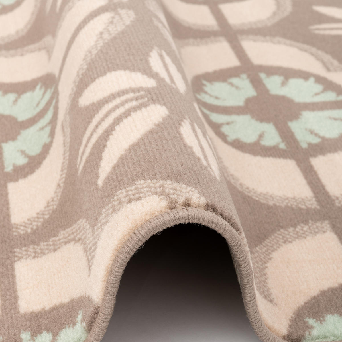 DESIGNER TEPPICH SAMBA MODERN FLIESENOPTIK - Beige, Textil (160/230cm) - Pergamon